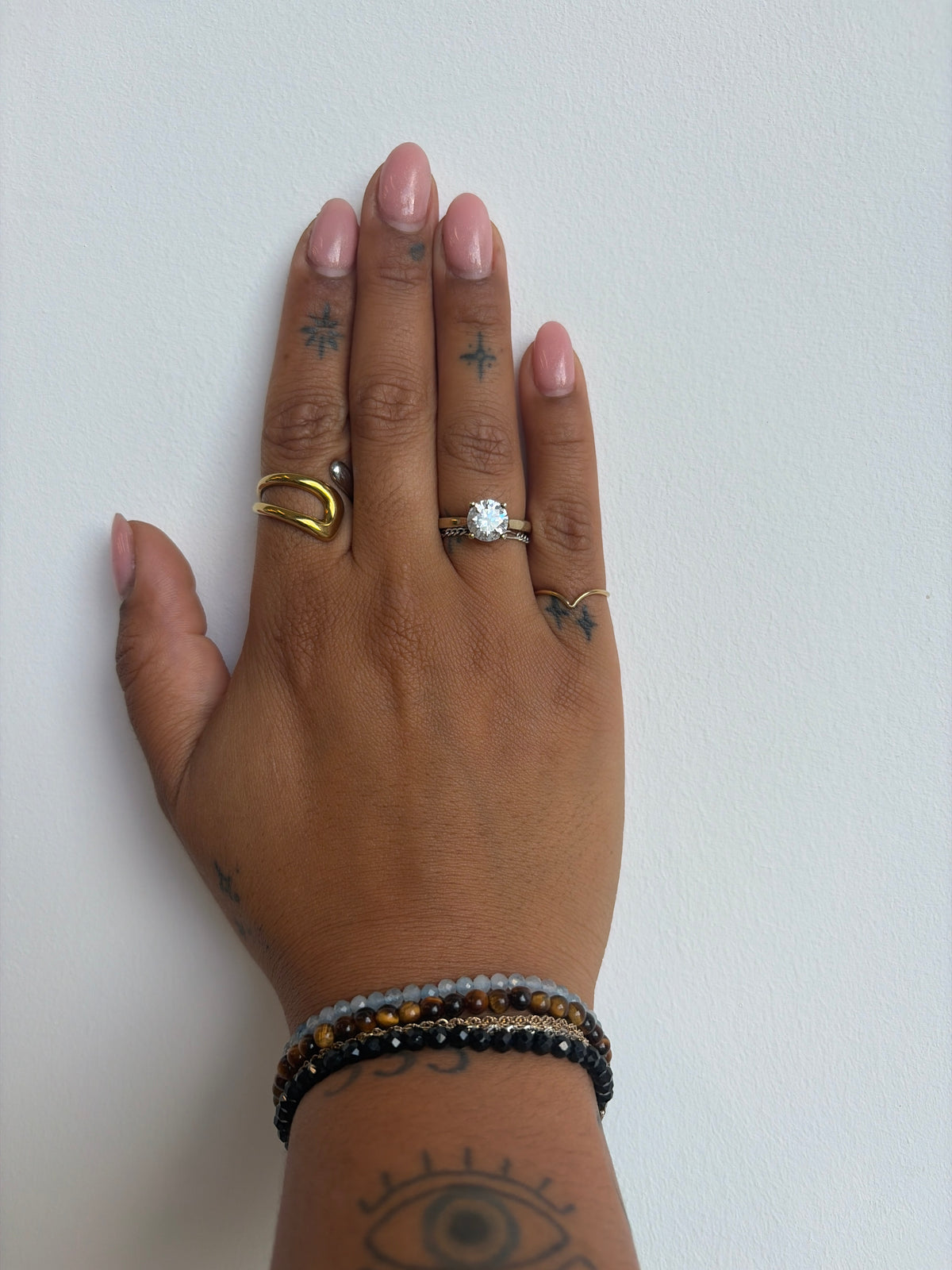 Luna stacking ring set