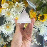 Selenite pyramid