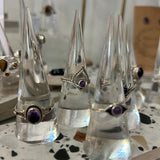 Amethyst henna ring