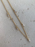 Gold pear drop chain