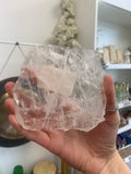 Clear quartz coasters