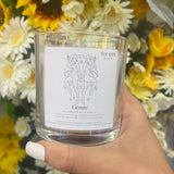 Gemini zodiac candle