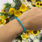 Turquoise bead bracelet