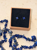 Lapis lazuli studs
