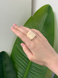 Marble Resin Ring Cream