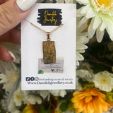 Gold zodiac sign necklace