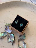 Abalone shell studs