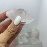Clear quartz raw point