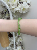 Peridot Chipped bracelet