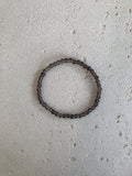 smokey quartz S bead bracelet