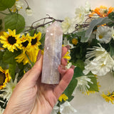 pink amethyst point L