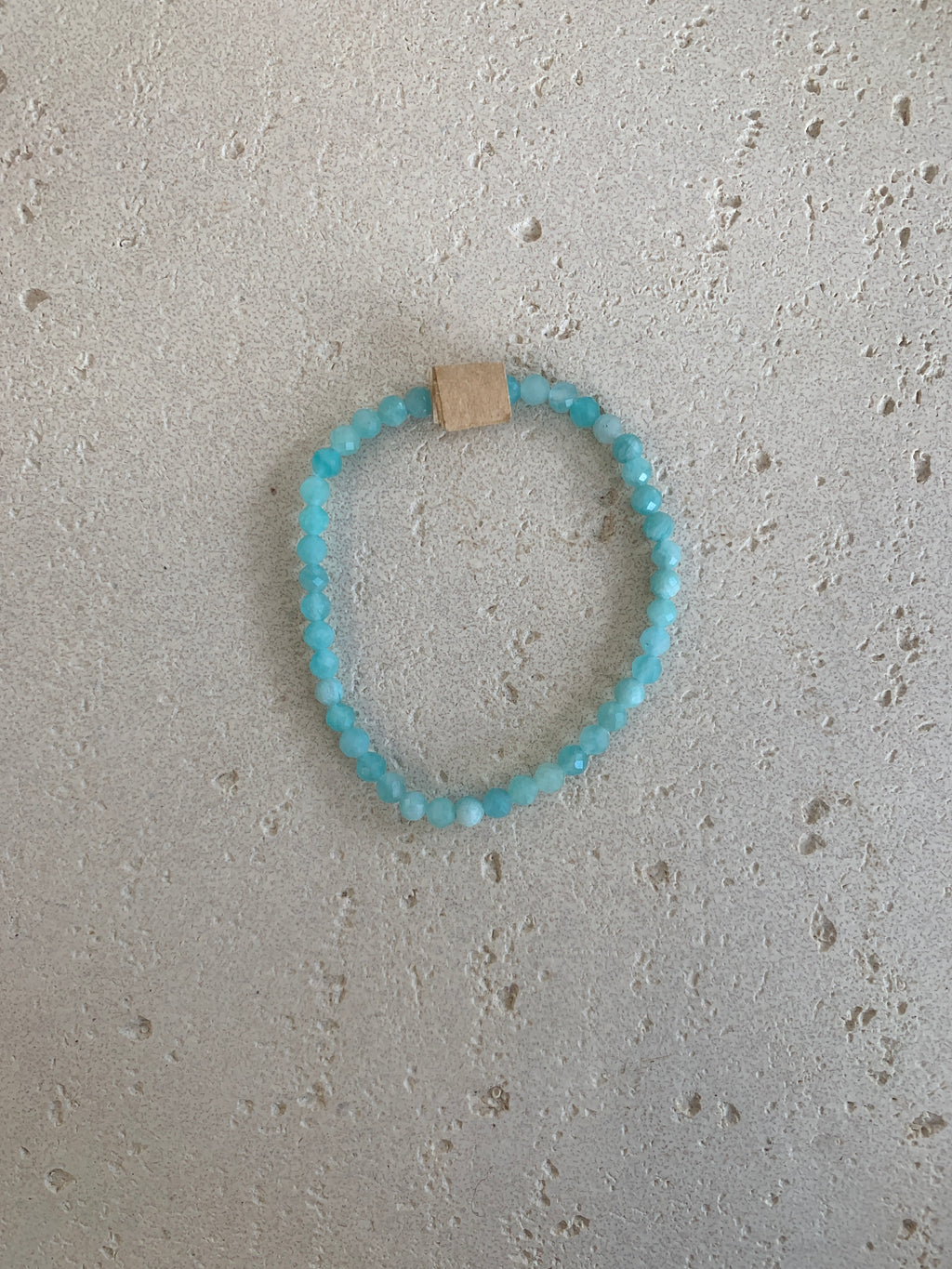 Amazonite facet bracelet