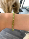 Peridot Smooth Bracelet