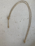 Gold initial necklace