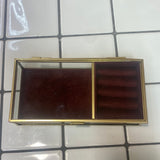 Burgandy jewellery box M