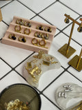 Gold charm pendants