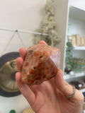 Sunstone point incense holder
