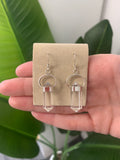 Clear Crystal point earring