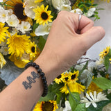 Golden Obsidian Bead bracelet