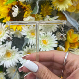 Tigers eye star earrings