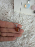 Crystal heart necklaces