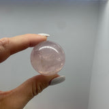 Rose quartz sphere
