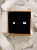 Moonstone studs
