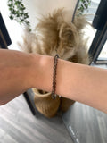 Smoky Quartz Smooth Bracelet