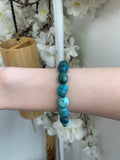 Chrysocolla tumblestone bracelet