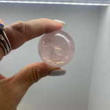 Rose quartz sphere