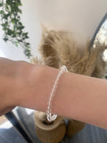 Clear Quartz Bead Bracelet S