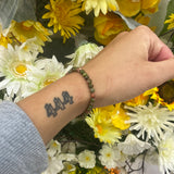 Unakite XS bead bracelet