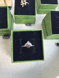 Garnet horizon ring