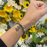 Dalmatian Jasper Bead bracelet