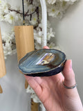 Purple Agate Slab incense holder