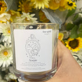 Scorpio zodiac candle