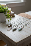 Crystal point necklaces