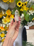 Clear quartz polished point