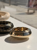 Black Engraved Resin burner