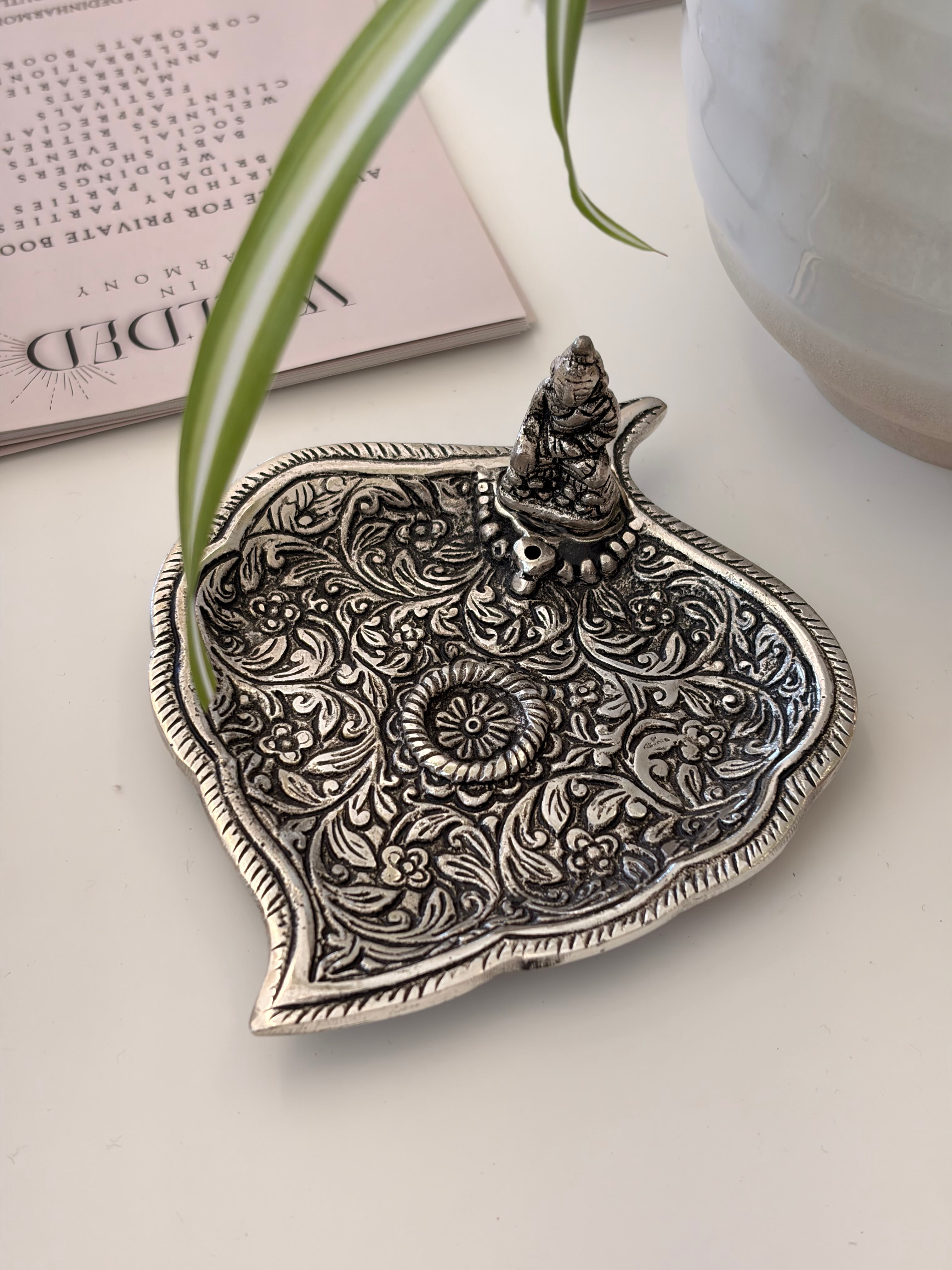 Buddha Leaf incense holder