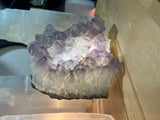 Amethyst Druze lamp