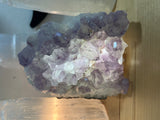 Amethyst Druze lamp