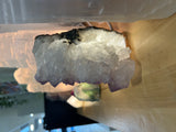 Amethyst Druze lamp