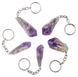 Amethyst large keyring