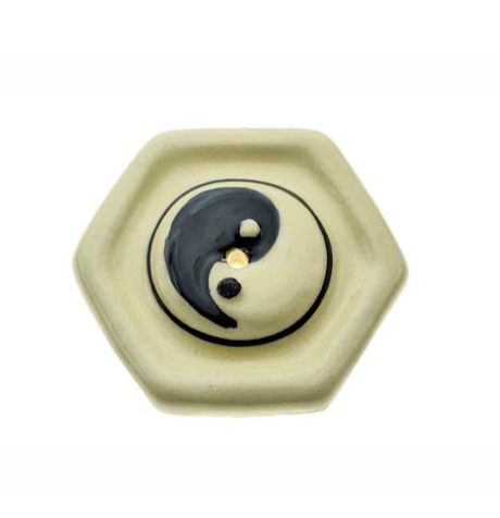 Ying yang incense holder