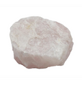 Rose quartz raw incense holder