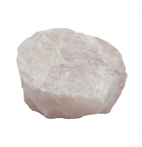 Rose quartz raw incense holder