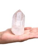 Quartz point incense holder