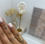 Vine leaf ring