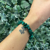 Malachite Chip bracelet